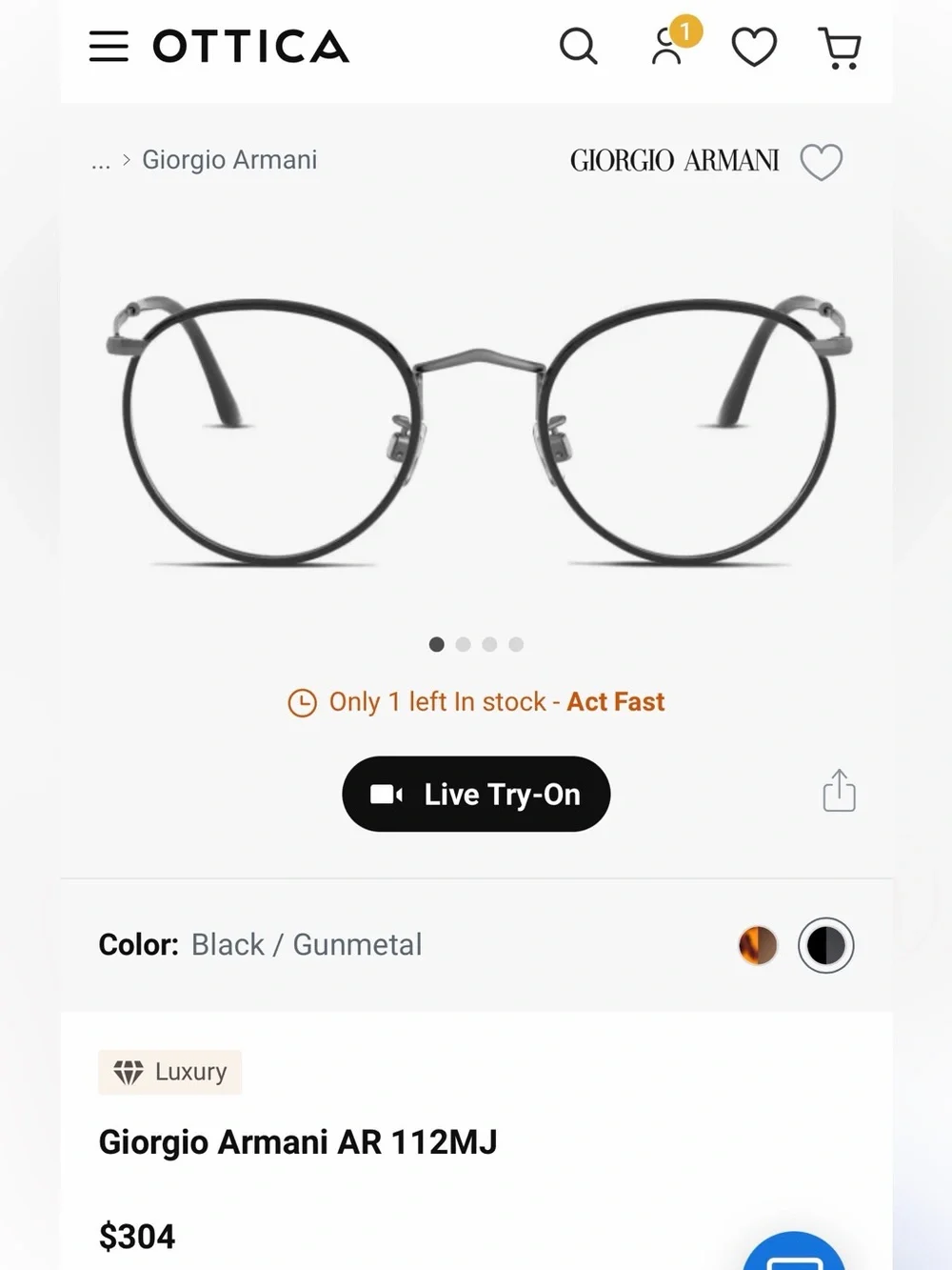 Giorgio Armani excellent these